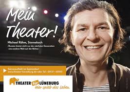 Testimonial und Sternekoch Michael Röhm wirbt für das Theater Lüneburg.