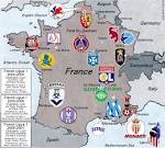 French LIGUE 1, 2004-05 through 2007-08 seasons. « billsportsmaps.