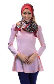 31 Koleksi Baju Muslim Modern Bentuk Dress Untuk Wanita Karir ...