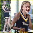 Dakota Fanning is a Cheerleader | Dakota Fanning : Just Jared