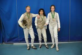 Telling tally: UCT Fencing Club members Jacques Viljoen, Yasmin Hankel (middle) and Giselle Vicatos collected four awards at the recent USSA championships - fencing