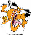 Vector Clip Art Picture of a Ferocious, Aggressive, Mean Dog ...