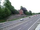 Neatly spaced traffic on A14. There is little traffic as one of the England - via Daymix
