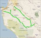 Carmel Valley Road - Highway G16 Map, Monterey, California
