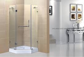 Portable Glass Hinged Shower Enclosure Shower Cabins