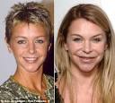 She looked like Leslie Ash!