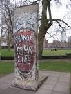 A section of Berlin Wall which is position in front of the Imperial War - via Daymix