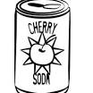 Soda coloring page