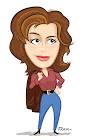 Farrah Forke caricature