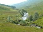 Here you can see the view south along the Abhainn Chia-aig as it flows - via Daymix