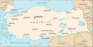 Karte Türkei Landkarte mit Entfernungen und Hauptstadt
