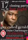 A Guy Called Gerald (Live Set) featuring vocals from Diane Charlemagne. - 2008-05-17-RedZone-Perugia-Italy-Flyer