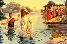 Image result for jesus being baptized