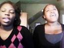 Alesha and Breanna singing