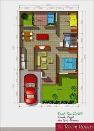 42 Gambar dan Denah Rumah Minimalis Type 60 | Desainrumahnya.com