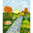 Sunny Day In Autumn Park · GL Stock Images