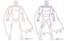 Draw Batman - step 1