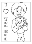 Fathers Day coloring page