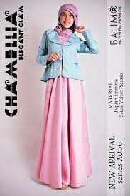 Balimo Chamellia Pink | Baju Muslim GAMIS Modern