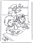 Breakfast coloring page