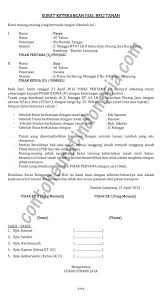 Surat Perjanjian - Contoh Surat Indonesia
