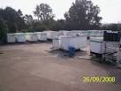 SP3482 : Portable toilets in Elliott Loohire depot - via Daymix