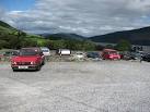 Car park, Lawers Hotel. For years, the obvious routes up Ben Lawers from - via Daymix