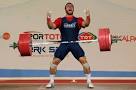 Dmitriy Klokov celebrates in the men's 105 kg weightlifting ...