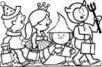 Halloween coloring page