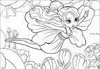 Barbie Thumbelina coloring page