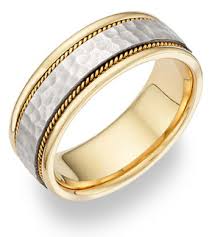  Two Tone Wedding Rings