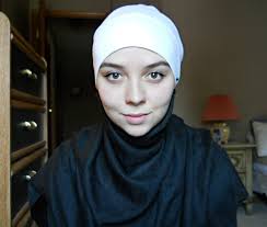 muslim scarf purple irish tutorial arab arabian pale pashmina ...