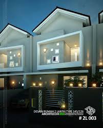 Desain Rumah Minimalis 2 Lantai Desain Rumah Lebar 7 meter Desain ...