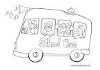 Magic Bus coloring page