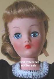 1957 Horsman Cindy doll face, 19&quot; - 1957cindy19horsman_fa