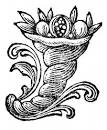 Ornament: CORNUCOPIA [image 413x500 pixels]