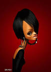 caricatures of famous celebrities
