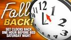 Get ready to ���fall back��� this weekend: Daylight Saving Time ends.