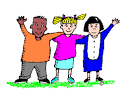  kids hugging (in color) - Clip Art Gallery