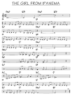 Partitions Jazz - the girl from ipanema
