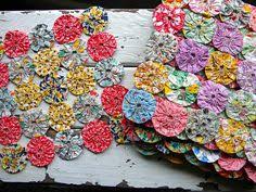 Image result for yo yo quilts