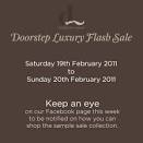 NEWS FLASH: THE DOORSTEP LUXURY SAMPLE SALE « Doorstepluxury.com ...