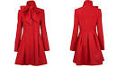 Retro To Go: DOROTHY PERKINS Red Bow Neck Coat