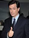 Stephen Colbert Jumps On Infotainment Show Social-Room Gravy Train.