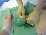 File:Urinary catheterization with a doll.jpg - Wikipedia, the free ...