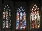 see TQ3769 : St. George's Church - stained glass window "City of God". - via Daymix