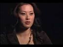 Olivia Cheng is interviewed during the Television Critics Association