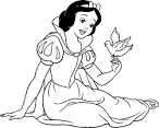 Snow White Coloring coloring page