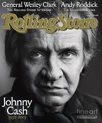 Johnny Cash on the cover of Rolling Stone