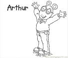 Arthur coloring page